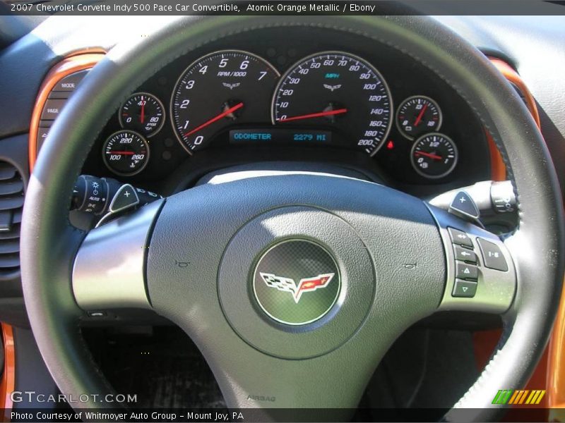Atomic Orange Metallic / Ebony 2007 Chevrolet Corvette Indy 500 Pace Car Convertible
