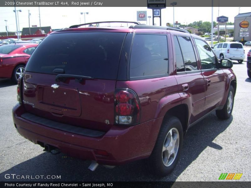 Red Jewel / Gray 2009 Chevrolet TrailBlazer LT 4x4