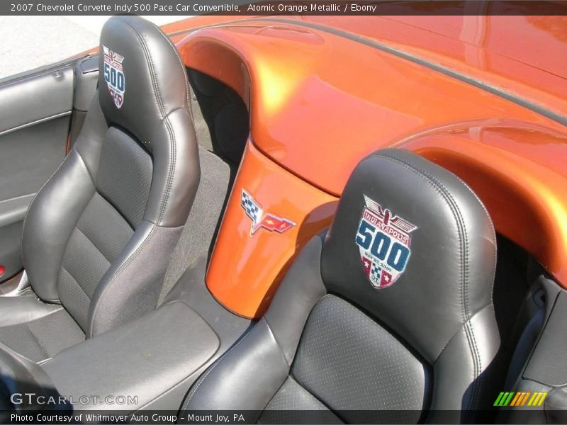 Atomic Orange Metallic / Ebony 2007 Chevrolet Corvette Indy 500 Pace Car Convertible
