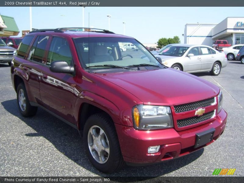 Red Jewel / Gray 2009 Chevrolet TrailBlazer LT 4x4
