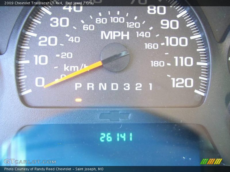 Red Jewel / Gray 2009 Chevrolet TrailBlazer LT 4x4