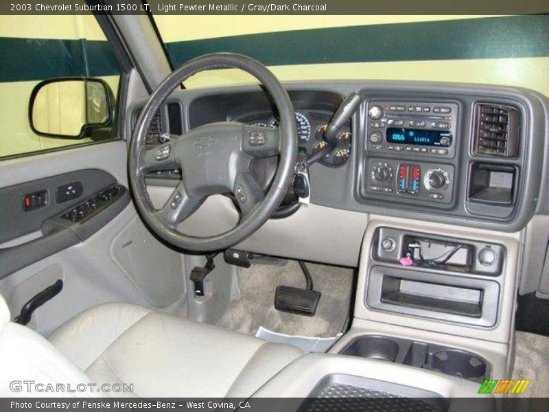 Light Pewter Metallic / Gray/Dark Charcoal 2003 Chevrolet Suburban 1500 LT