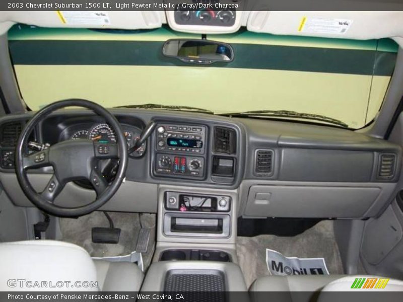 Light Pewter Metallic / Gray/Dark Charcoal 2003 Chevrolet Suburban 1500 LT