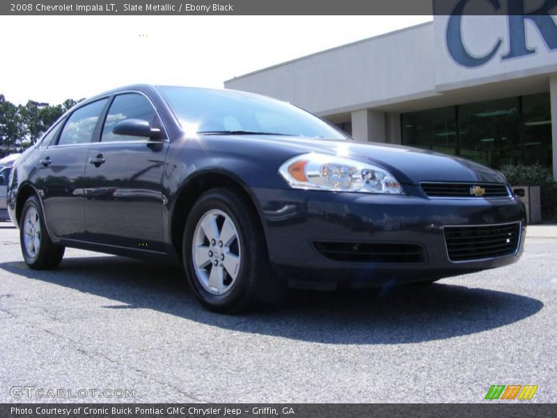 Slate Metallic / Ebony Black 2008 Chevrolet Impala LT