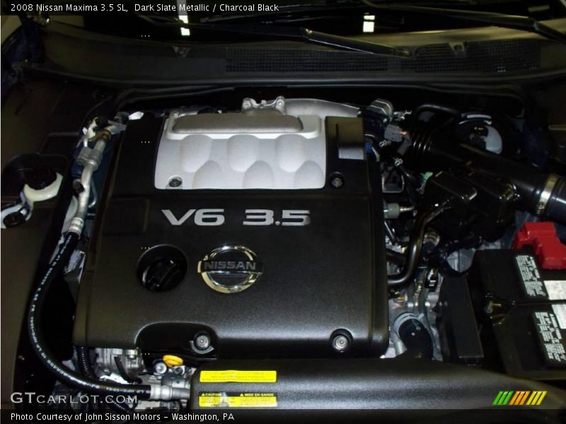 Dark Slate Metallic / Charcoal Black 2008 Nissan Maxima 3.5 SL