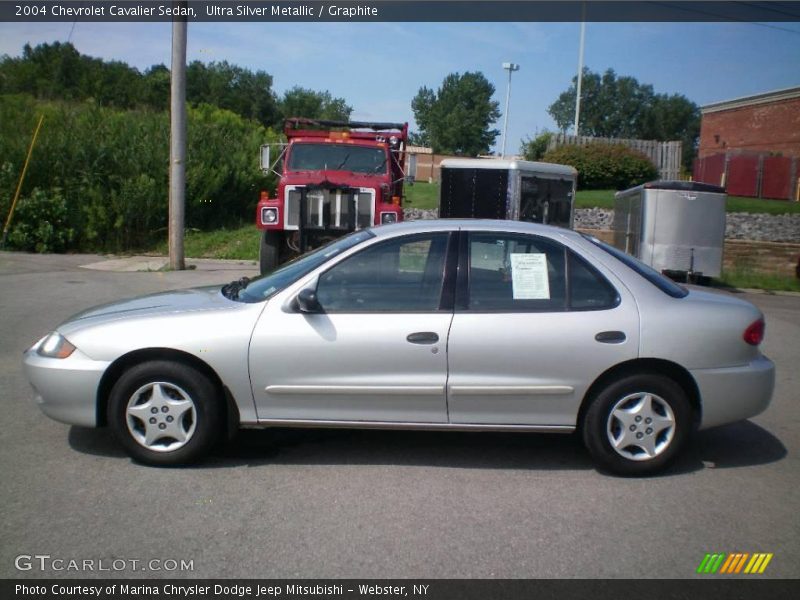 Ultra Silver Metallic / Graphite 2004 Chevrolet Cavalier Sedan