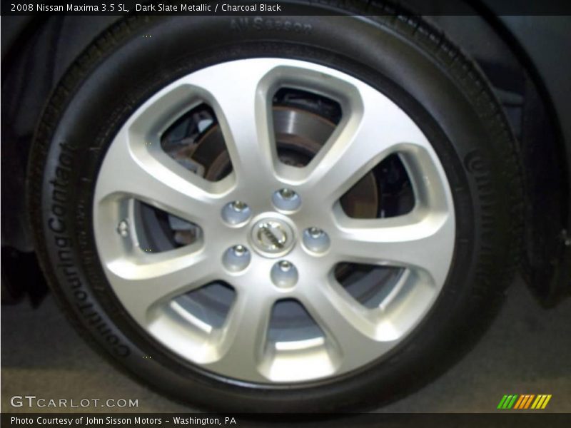 Dark Slate Metallic / Charcoal Black 2008 Nissan Maxima 3.5 SL