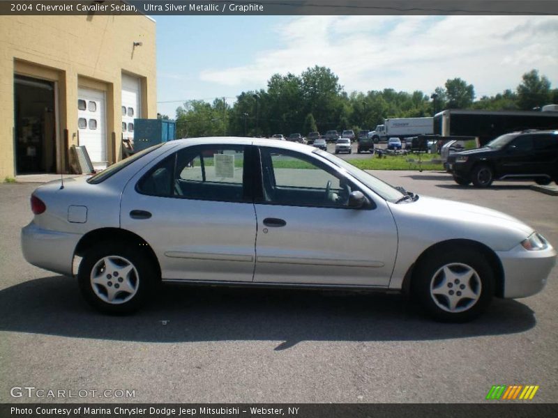 Ultra Silver Metallic / Graphite 2004 Chevrolet Cavalier Sedan