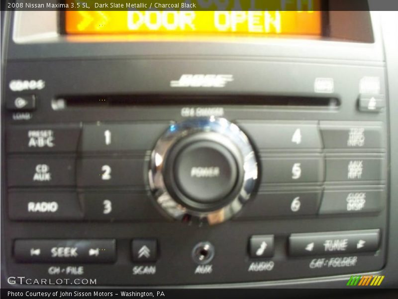 Dark Slate Metallic / Charcoal Black 2008 Nissan Maxima 3.5 SL