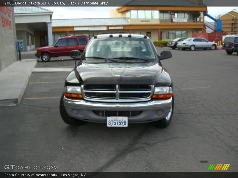 Black / Dark Slate Gray 2001 Dodge Dakota SLT Club Cab