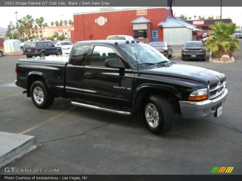 Black / Dark Slate Gray 2001 Dodge Dakota SLT Club Cab