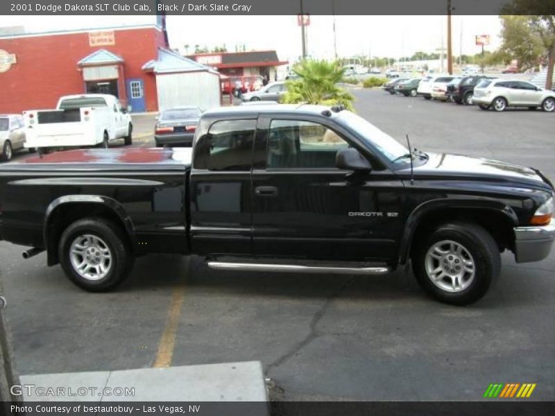 Black / Dark Slate Gray 2001 Dodge Dakota SLT Club Cab