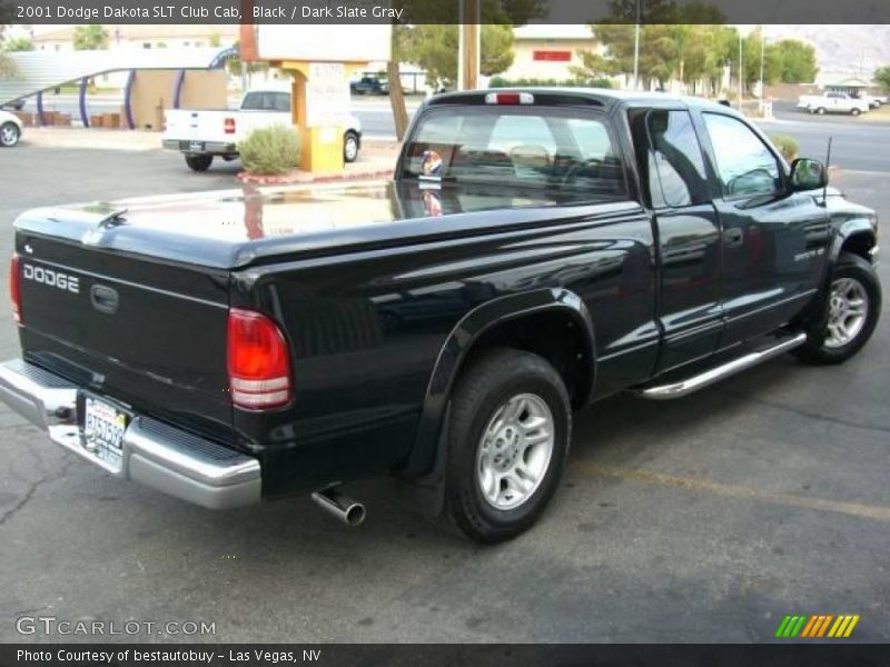 Black / Dark Slate Gray 2001 Dodge Dakota SLT Club Cab