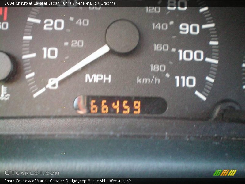 Ultra Silver Metallic / Graphite 2004 Chevrolet Cavalier Sedan