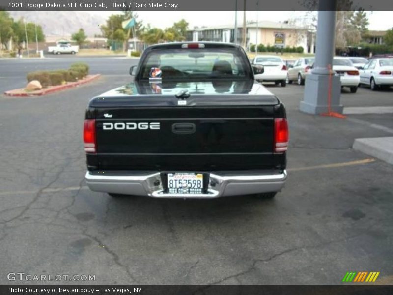 Black / Dark Slate Gray 2001 Dodge Dakota SLT Club Cab