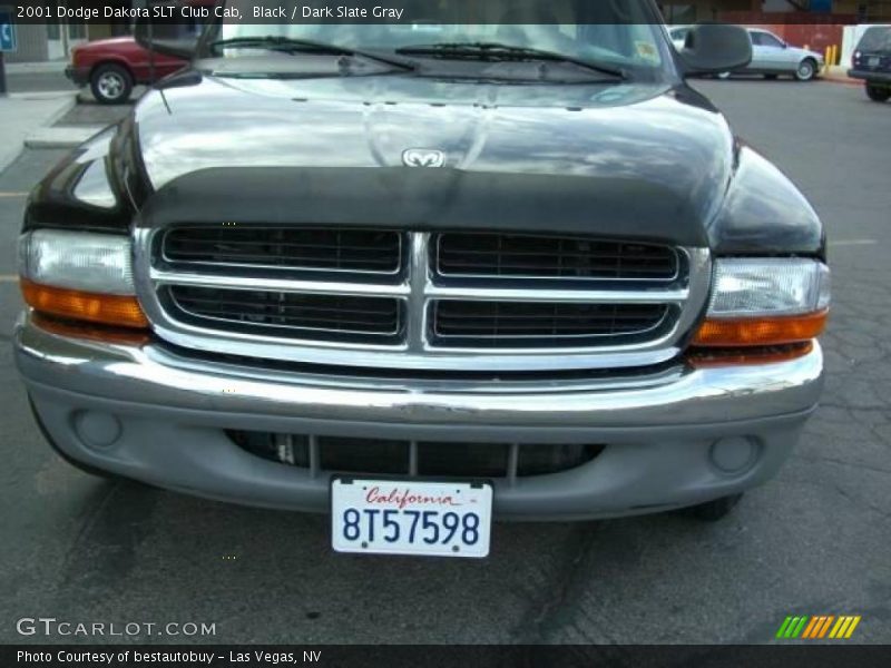 Black / Dark Slate Gray 2001 Dodge Dakota SLT Club Cab