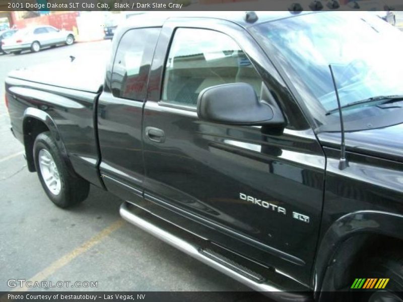 Black / Dark Slate Gray 2001 Dodge Dakota SLT Club Cab