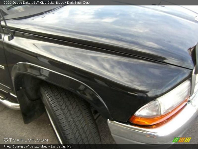 Black / Dark Slate Gray 2001 Dodge Dakota SLT Club Cab