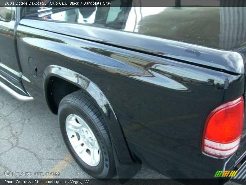 Black / Dark Slate Gray 2001 Dodge Dakota SLT Club Cab