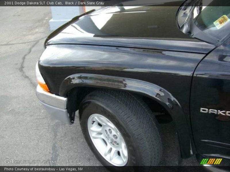Black / Dark Slate Gray 2001 Dodge Dakota SLT Club Cab