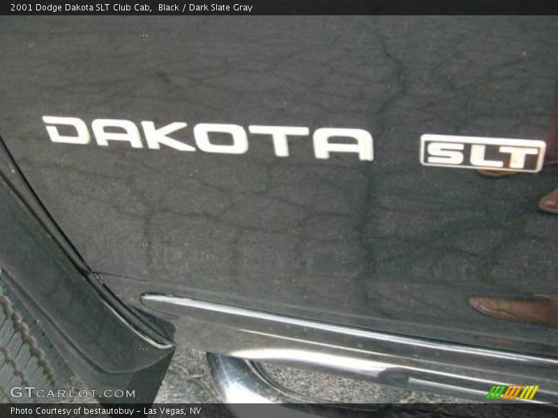 Black / Dark Slate Gray 2001 Dodge Dakota SLT Club Cab