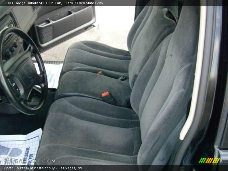 Black / Dark Slate Gray 2001 Dodge Dakota SLT Club Cab
