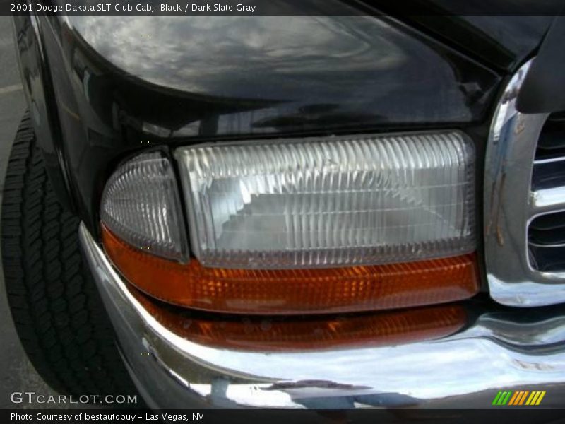 Black / Dark Slate Gray 2001 Dodge Dakota SLT Club Cab