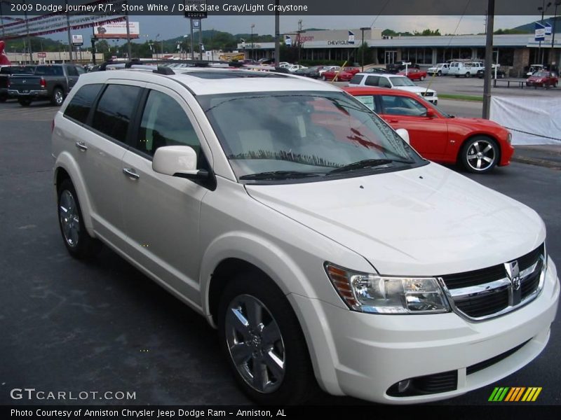 Stone White / Dark Slate Gray/Light Graystone 2009 Dodge Journey R/T