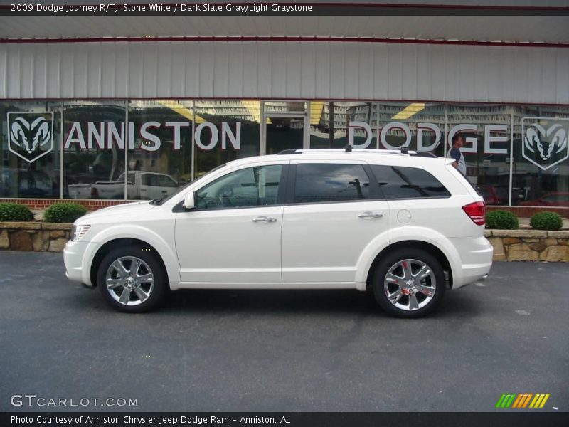 Stone White / Dark Slate Gray/Light Graystone 2009 Dodge Journey R/T