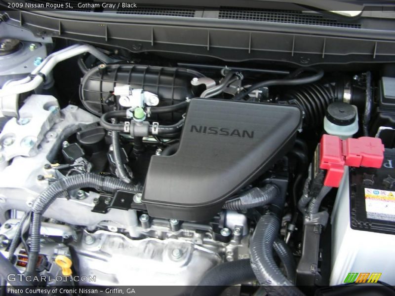 Gotham Gray / Black 2009 Nissan Rogue SL