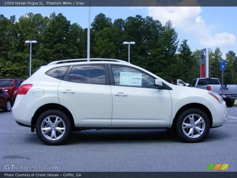 Phantom White / Gray 2009 Nissan Rogue SL