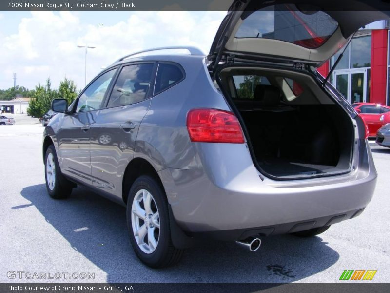 Gotham Gray / Black 2009 Nissan Rogue SL