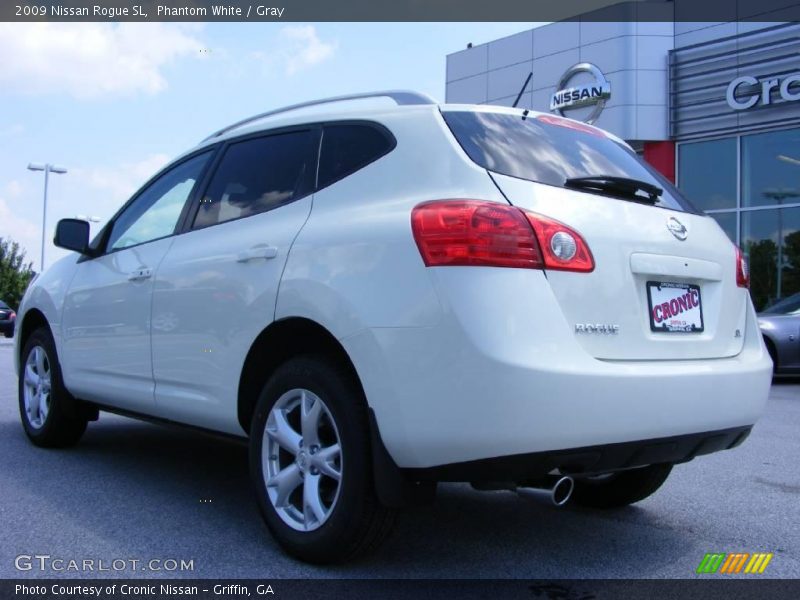 Phantom White / Gray 2009 Nissan Rogue SL