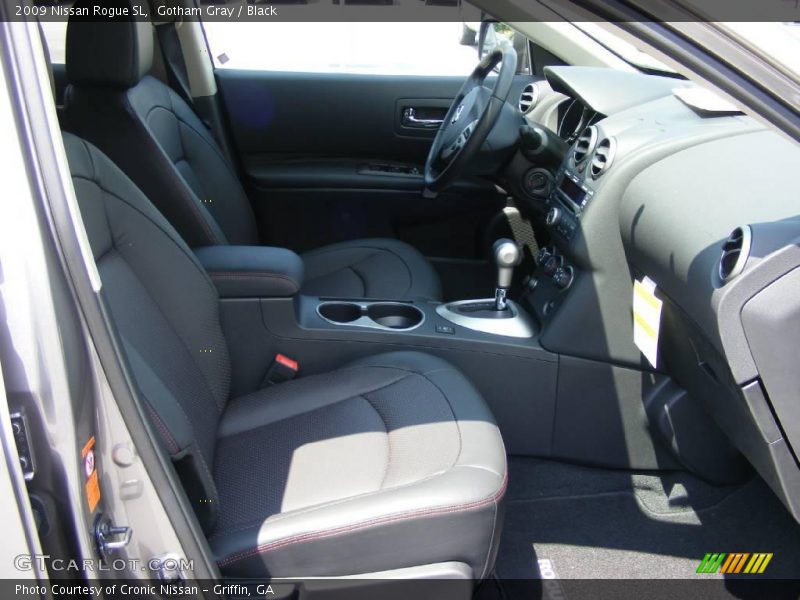 Gotham Gray / Black 2009 Nissan Rogue SL