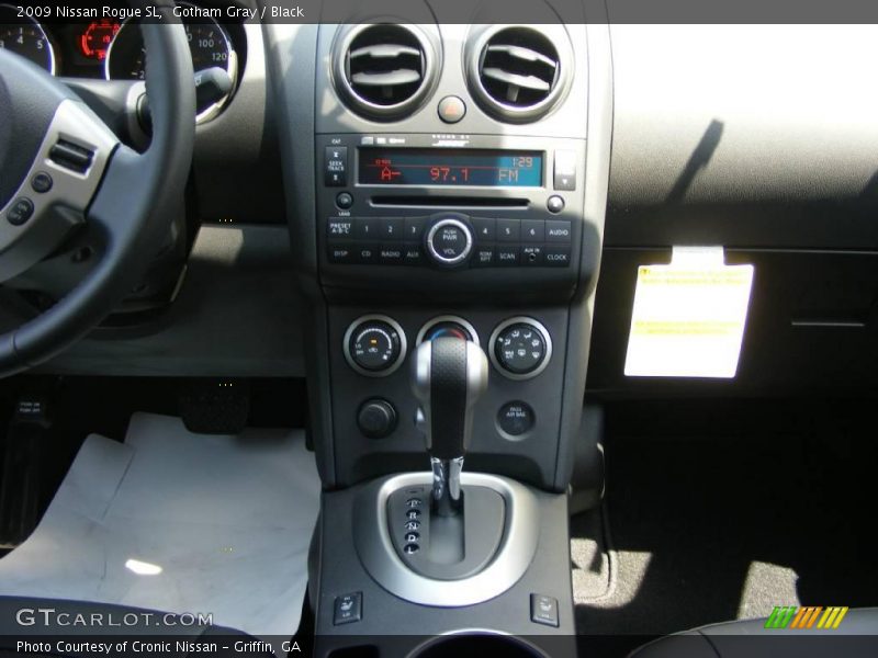Gotham Gray / Black 2009 Nissan Rogue SL