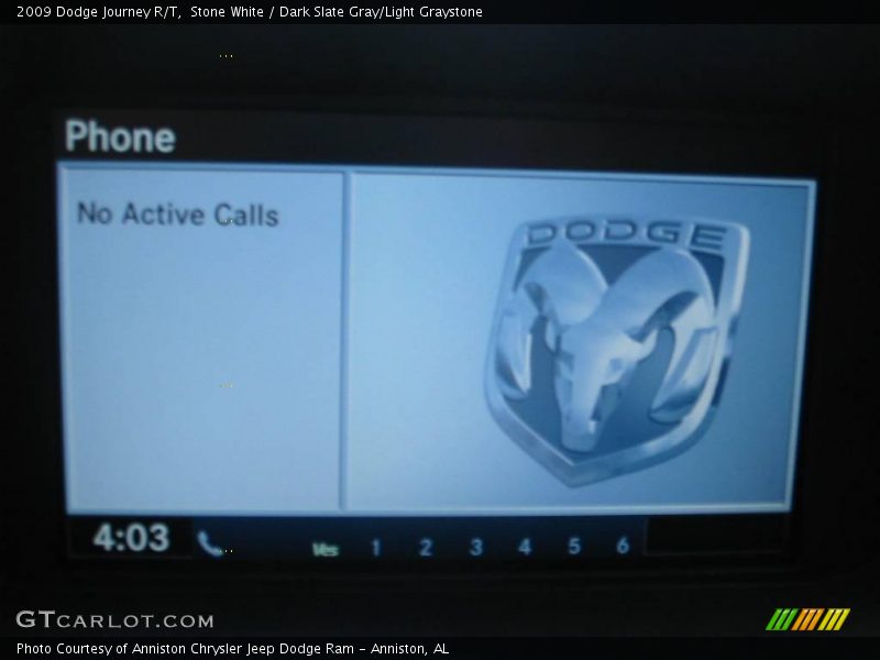Stone White / Dark Slate Gray/Light Graystone 2009 Dodge Journey R/T