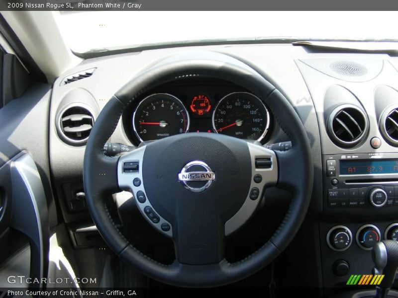 Phantom White / Gray 2009 Nissan Rogue SL