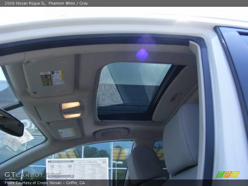 Phantom White / Gray 2009 Nissan Rogue SL