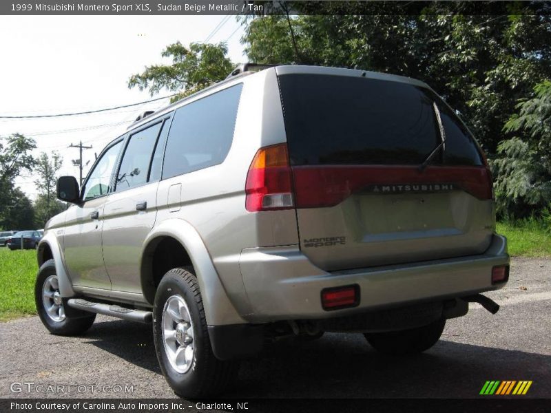 Sudan Beige Metallic / Tan 1999 Mitsubishi Montero Sport XLS