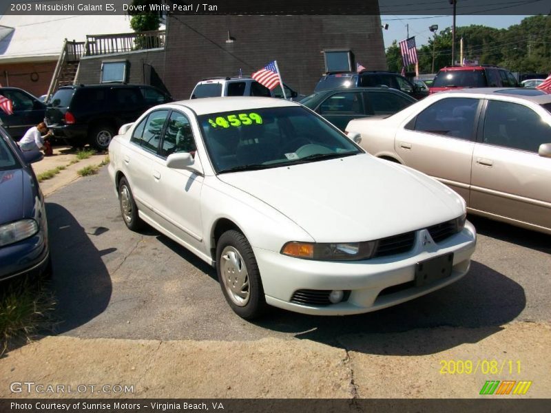 Dover White Pearl / Tan 2003 Mitsubishi Galant ES