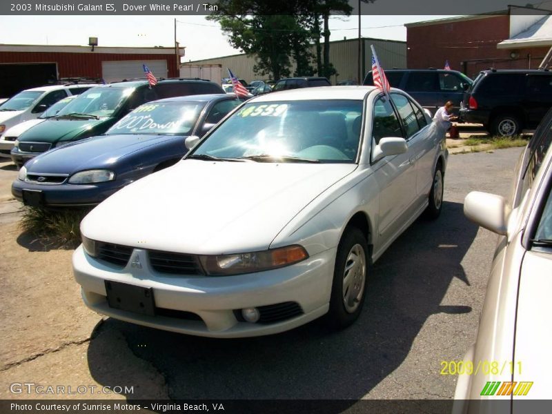Dover White Pearl / Tan 2003 Mitsubishi Galant ES