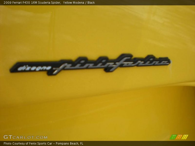 Yellow Modena / Black 2009 Ferrari F430 16M Scuderia Spider