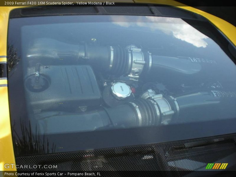 Yellow Modena / Black 2009 Ferrari F430 16M Scuderia Spider