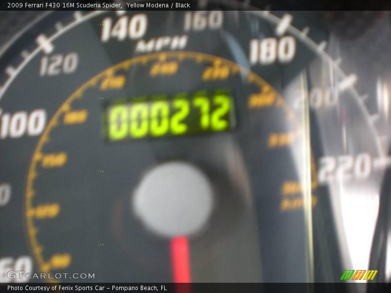 Yellow Modena / Black 2009 Ferrari F430 16M Scuderia Spider