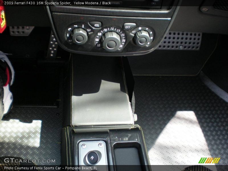 Yellow Modena / Black 2009 Ferrari F430 16M Scuderia Spider