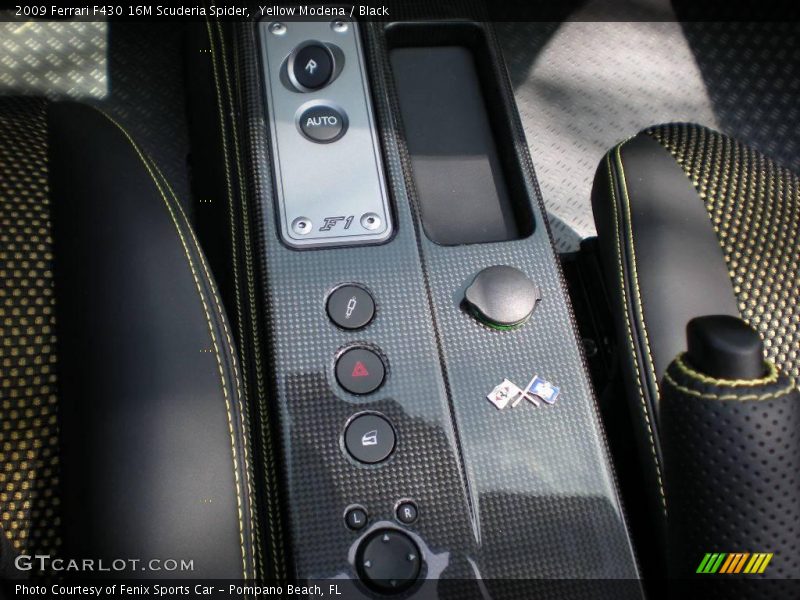 Yellow Modena / Black 2009 Ferrari F430 16M Scuderia Spider