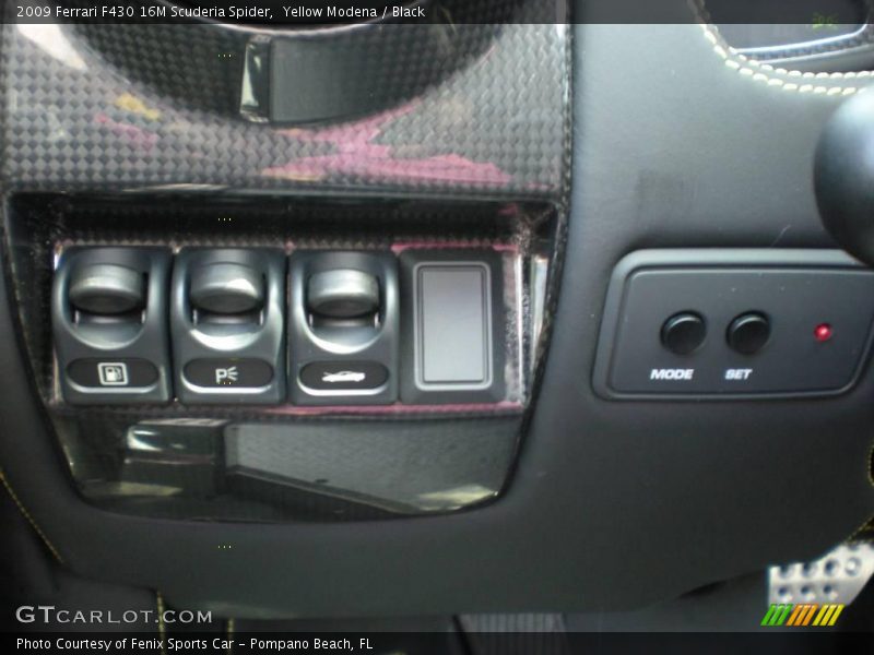 Yellow Modena / Black 2009 Ferrari F430 16M Scuderia Spider