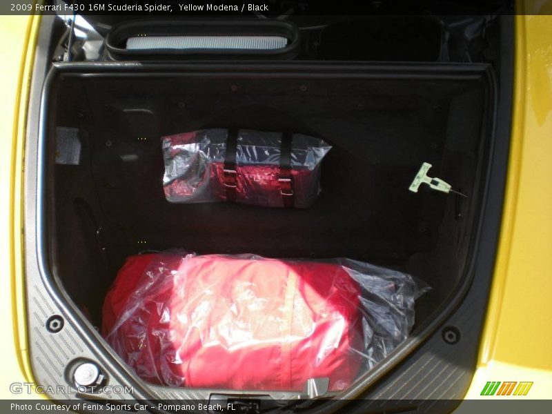 Yellow Modena / Black 2009 Ferrari F430 16M Scuderia Spider