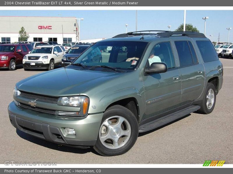 Silver Green Metallic / Medium Pewter 2004 Chevrolet TrailBlazer EXT LT 4x4