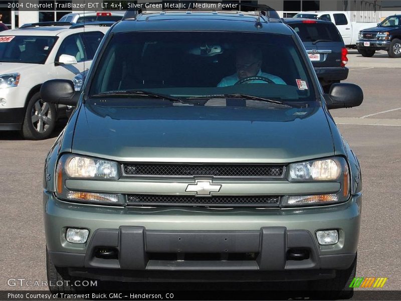 Silver Green Metallic / Medium Pewter 2004 Chevrolet TrailBlazer EXT LT 4x4